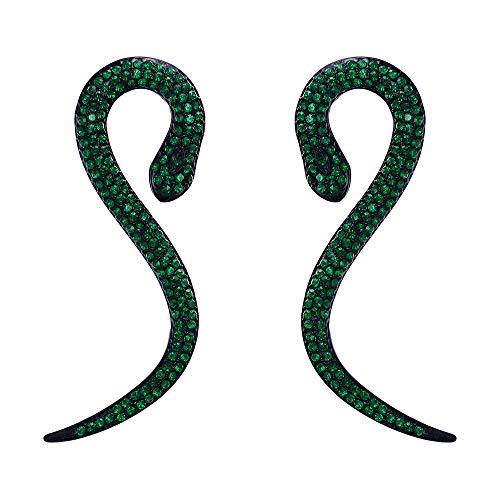 Flyonce Halloween Snake Earrings Costume Statement Snakes Jewelry Serpent Drop Dangle Cosplay Accessories