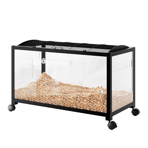 3 Tiers Large Hamster Cages, Metal Guinea Pig Cages Habitat with ...