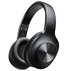 Stiive Bluetooth Headphones Over Ear, 100 Hours Playtime Wireless Headphones with Hi-Fi & Deep Bass, Soft Ear Pads…