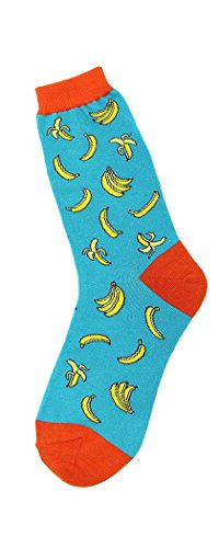 Foot Traffic, Fruit and Veggies Women's Socks, Bananas