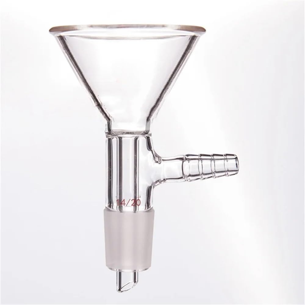 Vetreria da laboratorio Imbuto di macinazione Φ50mm Φ75mm Φ90mm Giunto maschio 14/20 19/22 24/40 Imbuto in vetro borosilicato(F751990)
