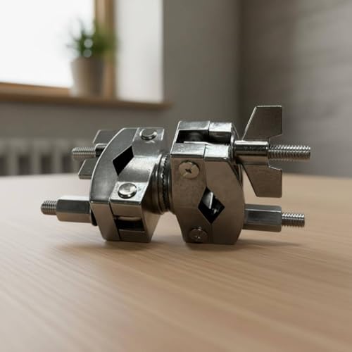 Abrazadera para soporte de batería de metal, accesorio de extensión para platillo, montaje seguro para soporte de batería, ideal para actuaciones en vivo miniatura 3