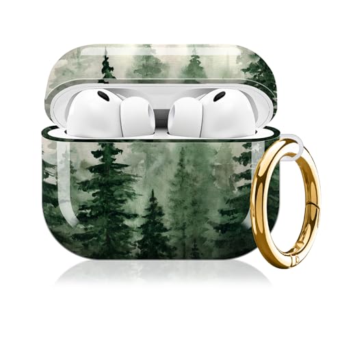 Boîtier AirPod Pro 3 coque de protection complète antichoc couleur forêt verte