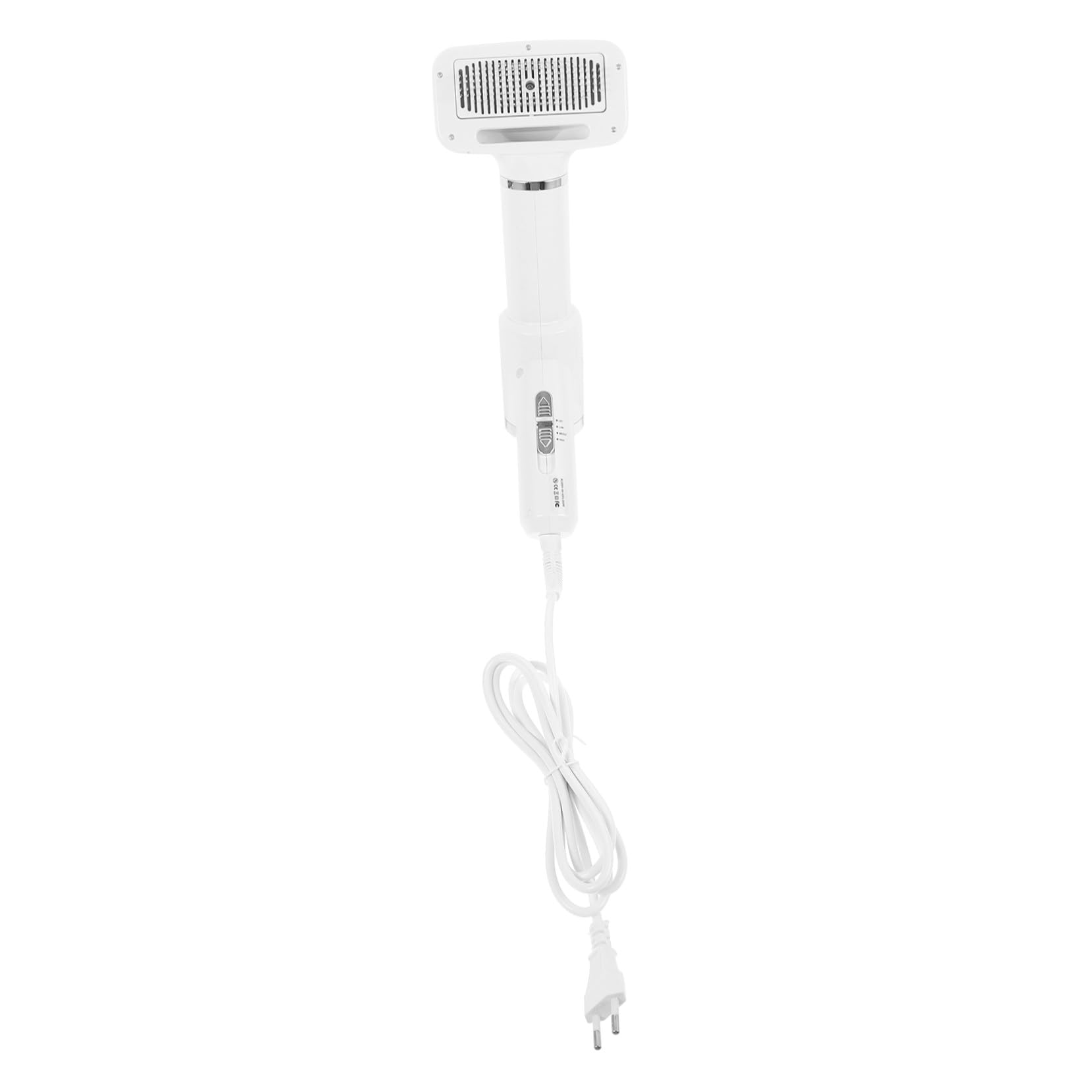 Secador de Pelo para Mascotas, Cepillo de Aseo Portátil Blanco | Perros y Gatos, Plástico, Uso Doméstico, Diseño Compacto, Secado Aire Caliente