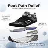 FitVille Sneakers Męskie buty do biegania Extra Wide Buty sportowe Antypoślizgowe trampki Oddychające buty do biegania po drodze Jogging chodzenia Szerokie stopy