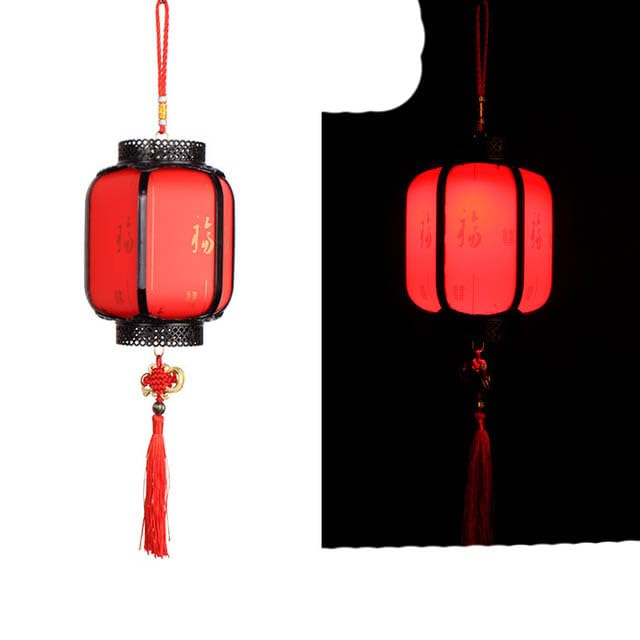 Farolillo rojo tradicional chino, decoración de fiesta de año nuevo, Festival de farolillos de palacio, farolillo hecho a mano DIY, juguete para regalo para niños, sin luz Led-11