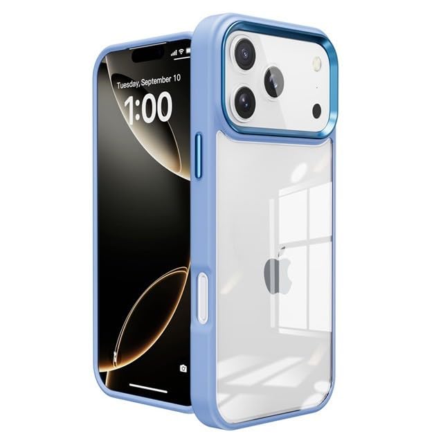 Coque iPhone 17 Pro anti-jaunissement silicone violet clair