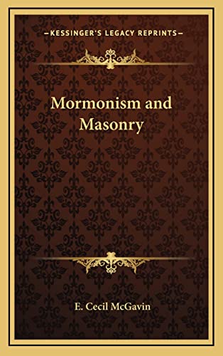 Mormonism and Masonry