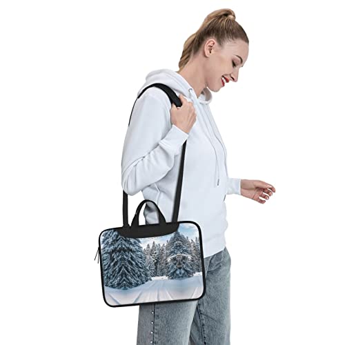 Bolso Maletín para Laptop Unisex 14 Pulgadas Negro miniatura 7