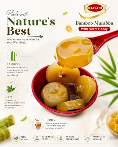 Image of Jayani Bamboo Murabba with Natural honey | Bans Ka Murabba | 800g