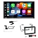 Produktbild Kenwood DMX7722DABS 2-DIN Autoradio kompatibel mit WiFi Apple CarPlay Android Auto Bluetooth DAB+ USB passend für FIAT Ducato Facelift ab 2014 schwarz