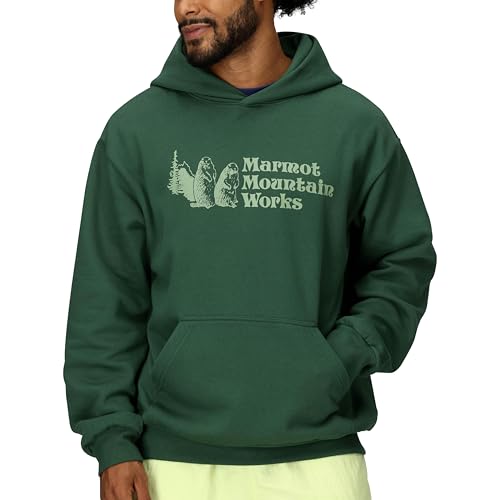 MARMOT Men's MMW Hoody, Juniper Green, Large