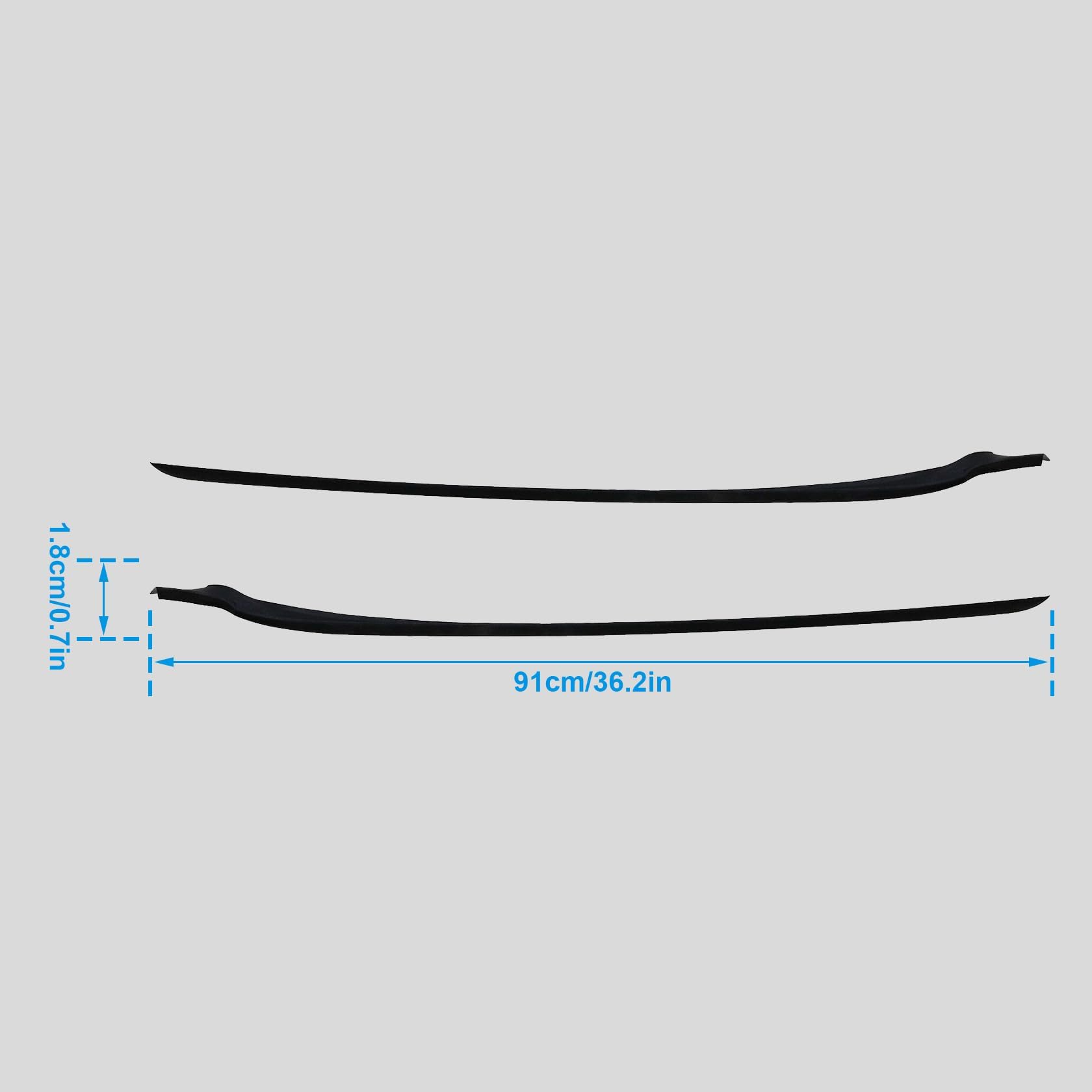 Outer Laminate Windshield Pillar Molding Hard Rubber For Ford Fiesta 2009 -2019 Windshield Sealing Strip AE8Z5403137B Parts - 34