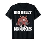Strongman workout equipment & mens bodybuilder tee