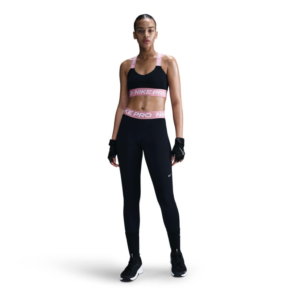 Nike Women's Mid-Rise Mesh-Paneled Leggings Multicoloured
