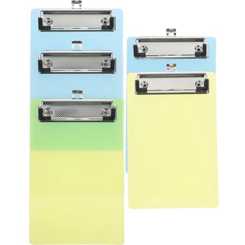 Porte-bloc A4 transparent contre les feuilles volantes lot de 5 blocs