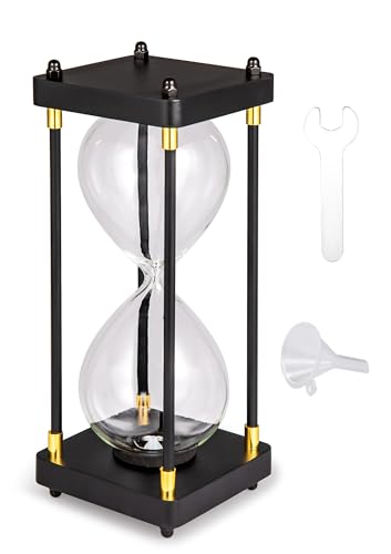 Timeless Hourglass Memorial Urns for Human Pet Ashes Vintage Wooden Hourglass Fillable Keepsake Urns Fillable Hour Glass Cremation Jewelry