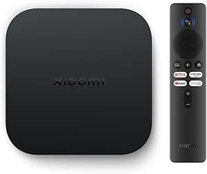 Xiaomi TV Box S (2nd Gen), 4K Ultra HD Streaming Media Player, 2GB RAM 8GB ROM Smart TV Box, Soporta Google TV, Dolby Vision, HDR10+, Dolby Atmos, DTS-HD, Wireless Projection, Dualband-WLAN, Negro