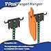 BLANCOHABIL (4-Packs T-Post Target Hanger, Can Hang Steel Targets for Shooting, Compatible with T-Posts - Suitable for Shooting Training in Various Scenarios