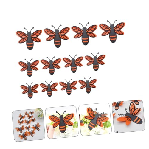 Set de 12 vinilos decorativos 3D de abejas miniatura 5