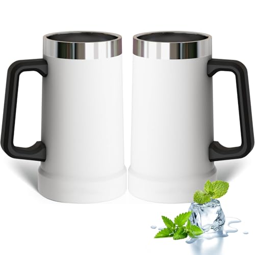 tarro de cerveza blanco y negro marca タフコ(Tafuco)
