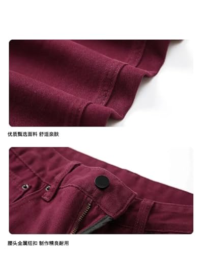 Men's Loose Straight Vintage Washed Casual Jeans2