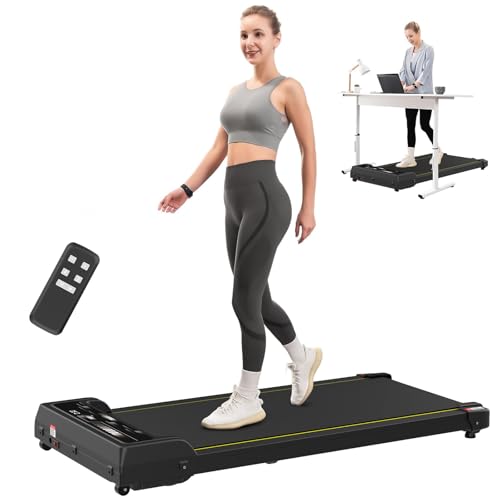Advwin 3 in 1 Walking Pad Treadmill, Under Desk Electric Treadmill for Home, Compact Portable Walking Running Machine with LED Display, Max 8km/h, 120KG Capacity, Low Noise