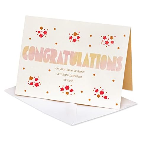 American Greetings Baby Girl Card for All Futures Cover