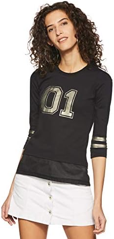 NUSH by Anushka Sharma Women's Plain Regular fit Top