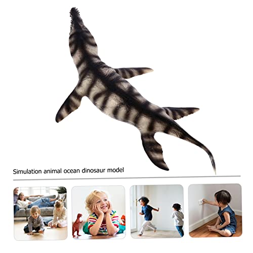 Modèle dinosaure de simulation Toddmomy en plastique solide rayé - 3