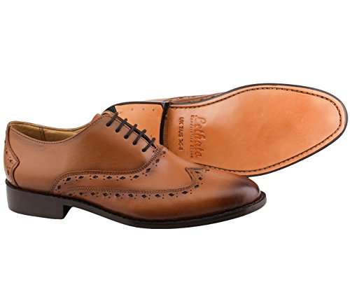 Captoe Oxford Goodyear Welted Formal Handmade Leather Dress Shoes3