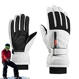 Manipulation sécurisée : les gants d'hiver pour homme comprennent une conception antidérapante qui assure la stabilité lors de la tenue d'articles pendant les activités par temps froid, telles que le snowboard ou le camping, combinant chaleur doublée en polaire avec des propriétés coupe-vent, imperméables et une fonctionnalité tactile pour une utilisation polyvalente en extérieur