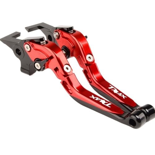 のために ヤマハTマックス 530 560 Tマックス560 Tマックス530 SX DX 2012-2025 2024 2023 オートバイCNCアルミクラッチブレーキレバー(Red)