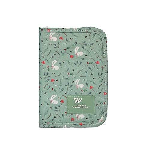 Baffect - Cartera para pasaporte  Verde verde