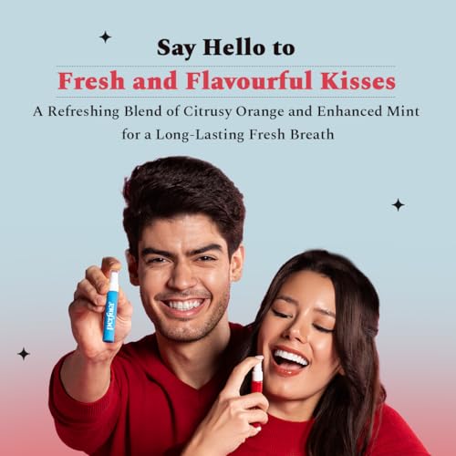 Image of Perfora Super Fresh Sweet Candied Orange Mouth Spray | Instant Fresh Breath, Alcohol-Free, Teeth Remineralization, SLS-Free | 10 ml x 2