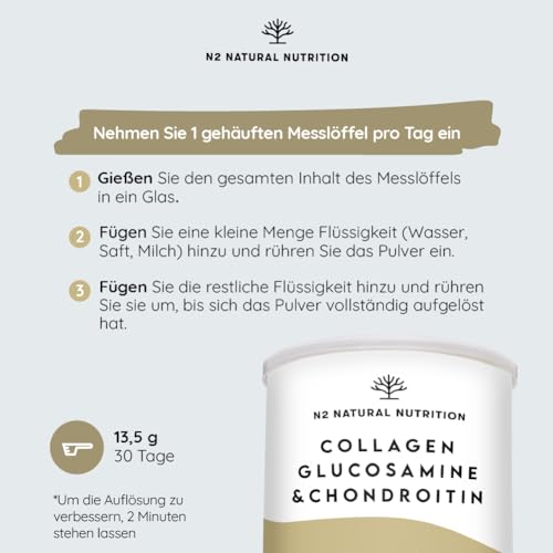 Kollagenhydrolysat von N2 Natural Nutrition für Gelenke und Knorpel