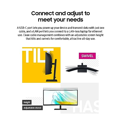Samsung LS34C650UANXGO 34 Inch Viewfinity S65Ua Series Ultrawide Qhd Curved Monitor thumb #5