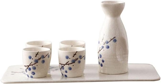 宮内庁御用達 美術有田焼 深川製磁 西海波 屠蘇台＆銚子＆盃 屠蘇器揃 品