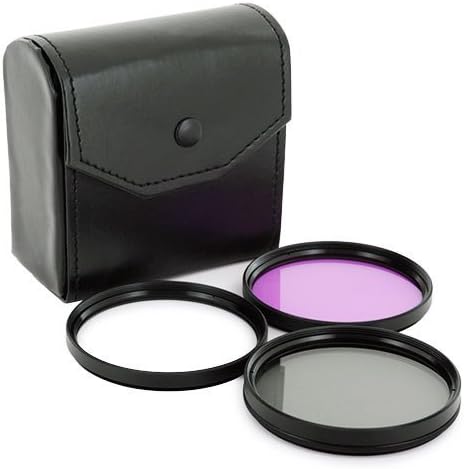 Professional High Quality 3 Piece Filter Set For Canon SLR Cameras That Have A Canon EF 50mm f/1.8 II Lens