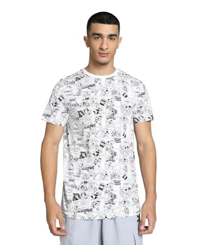 Image of Puma Men's Printed Slim Fit T Shirt
