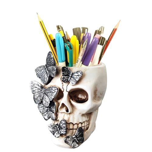 Skull Pen Holder (Resin)