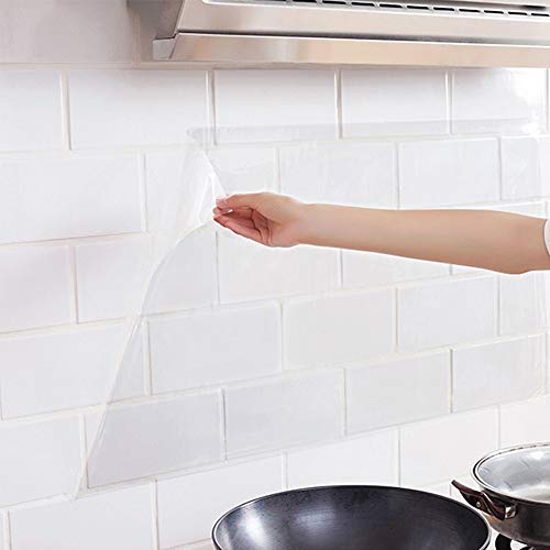 Decoroom Carta Adesiva per Mobili Trasparente 60 ×...