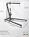 2-Ton Shop Crane, Hydraulic Folding Engine Hoist w/6 Steel Casters - Lift Car Transmissions, Boat Motors, Farm Equipment (Net Wt. 157 lbs)