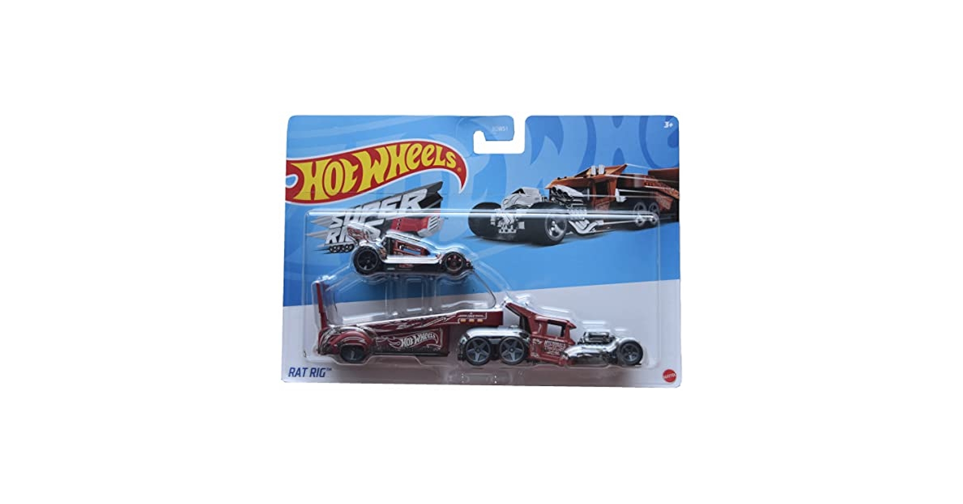 Amazon.com: Hot Wheels Super Rigs Rat Rig : Toys & Games