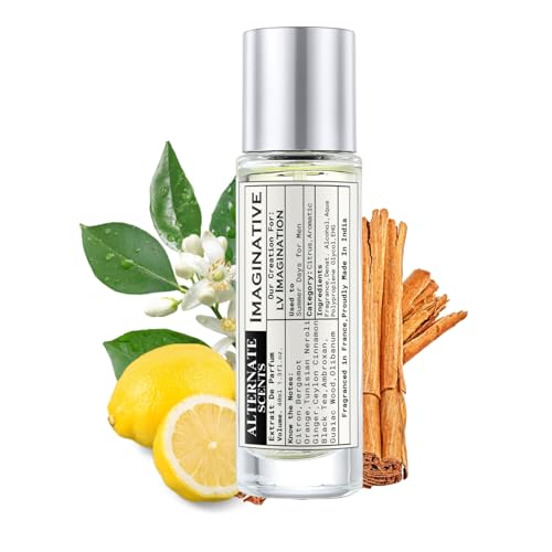 Image of Alternate Scents IMAGINATIVE 40ml Long Lasting Perfume For Men |Strong& long Lasting with 30% Oil Concentration|Fresh Citrus Tea-Based| Fragrance From France | Made In India|
