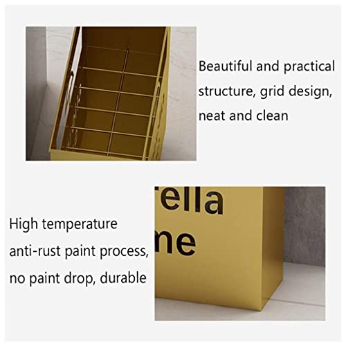 Support de rangement portatif pour parapluie canne et queue doré - 5