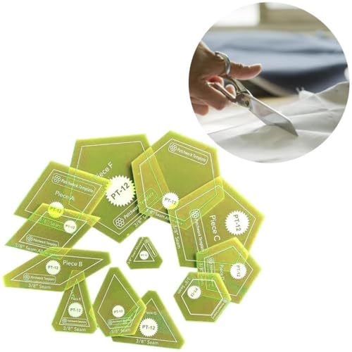 Plantillas acrílicas para acolchado y accesorios de patchwork en manualidades 4