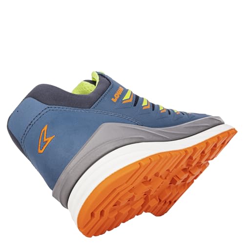 LOWA Halbschuh AXOS GTX LO stahlblau/limone, 42