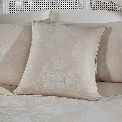 Dreams & Drapes - Ivory Floral Cushion Cover