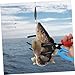 BESPORTBLE 3 Claw Fish Gripper, 2Pcs Metal Fishing Pliers Gripper Multifunctional Fish Control Clamp Fish Grabber Tool for Catch Most Freshwater Fish Fishing Accessories